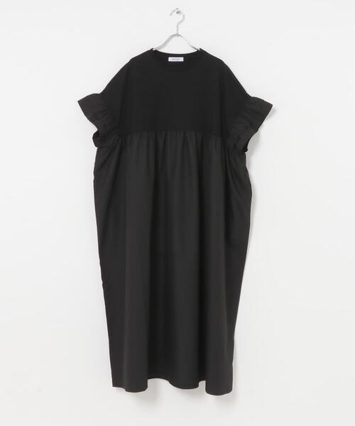 URBAN RESEARCH Sonny Label(アーバンリサーチサニーレーベル)の「フリルカットドッキングワンピース(ワンピース・レディース・ネイビー/ブラック・FREE)」の10枚目の写真