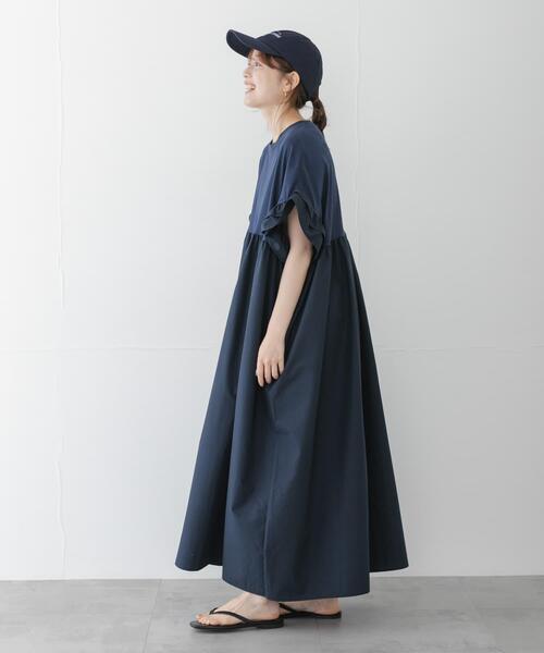 URBAN RESEARCH Sonny Label(アーバンリサーチサニーレーベル)の「フリルカットドッキングワンピース(ワンピース・レディース・ネイビー/ブラック・FREE)」の16枚目の写真