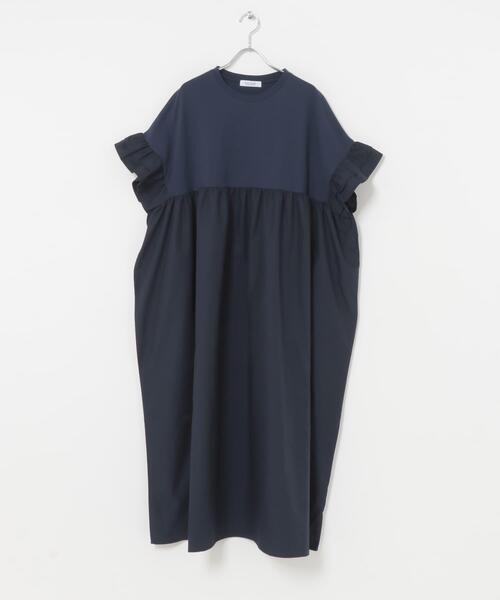 URBAN RESEARCH Sonny Label(アーバンリサーチサニーレーベル)の「フリルカットドッキングワンピース(ワンピース・レディース・ネイビー/ブラック・FREE)」の19枚目の写真