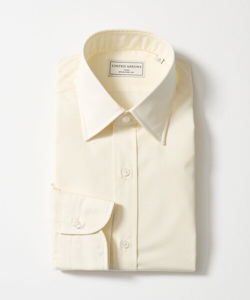 UNITED ARROWS(ユナイテッドアローズ)の「THOMAS MASON ポプリン ショートポイント レギュラーカラーシャツ(シャツ/ブラウス・メンズ・ナチュラル/コバルトブルー・39cm/40cm/41cm)」の2枚目の写真