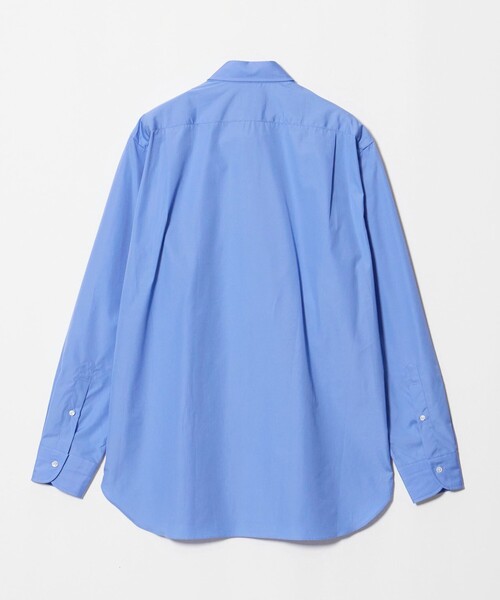 UNITED ARROWS(ユナイテッドアローズ)の「THOMAS MASON ポプリン ショートポイント レギュラーカラーシャツ(シャツ/ブラウス・メンズ・ナチュラル/コバルトブルー・39cm/40cm/41cm)」の4枚目の写真