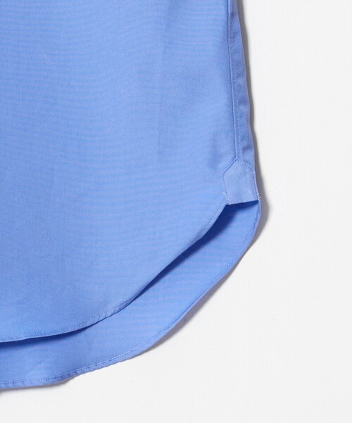 UNITED ARROWS(ユナイテッドアローズ)の「THOMAS MASON ポプリン ショートポイント レギュラーカラーシャツ(シャツ/ブラウス・メンズ・ナチュラル/コバルトブルー・39cm/40cm/41cm)」の7枚目の写真