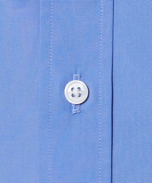 UNITED ARROWS(ユナイテッドアローズ)の「THOMAS MASON ポプリン ショートポイント レギュラーカラーシャツ(シャツ/ブラウス・メンズ・ナチュラル/コバルトブルー・39cm/40cm/41cm)」の8枚目の写真