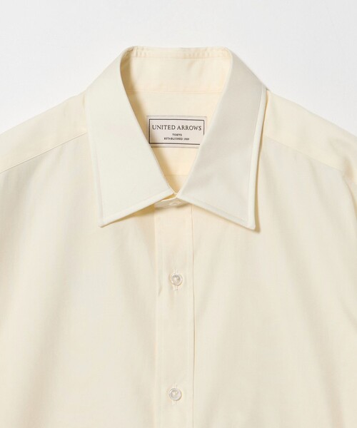 UNITED ARROWS(ユナイテッドアローズ)の「THOMAS MASON ポプリン ショートポイント レギュラーカラーシャツ(シャツ/ブラウス・メンズ・ナチュラル/コバルトブルー・39cm/40cm/41cm)」の11枚目の写真