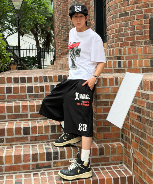 SCALLYWAG（スカリーワグ）の「HOT SUMMER バミューダスウェットショーツ[ブラック]（その他パンツ・レディース・その他・MEDIUM/LARGE）」の2枚目の写真
