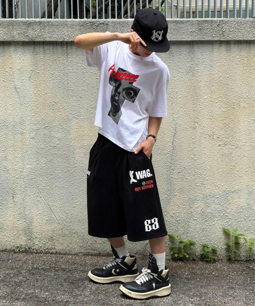 SCALLYWAG（スカリーワグ）の「HOT SUMMER バミューダスウェットショーツ[ブラック]（その他パンツ・レディース・その他・MEDIUM/LARGE）」の4枚目の写真