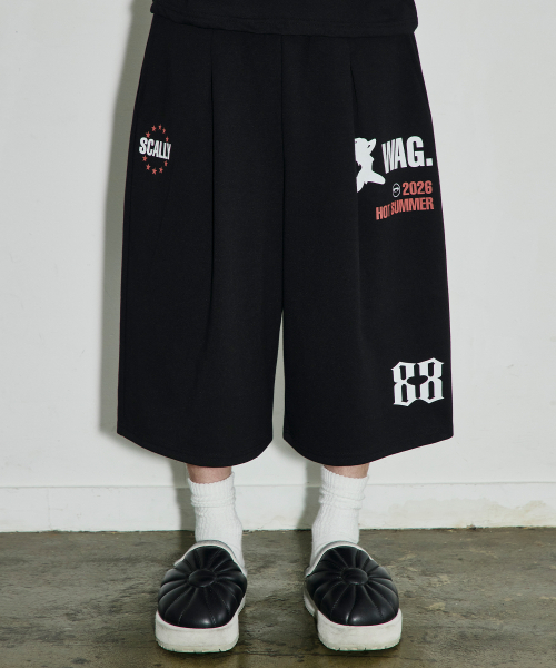 SCALLYWAG（スカリーワグ）の「HOT SUMMER バミューダスウェットショーツ[ブラック]（その他パンツ・レディース・その他・MEDIUM/LARGE）」の6枚目の写真