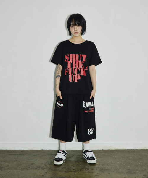 SCALLYWAG（スカリーワグ）の「HOT SUMMER バミューダスウェットショーツ[ブラック]（その他パンツ・レディース・その他・MEDIUM/LARGE）」の9枚目の写真