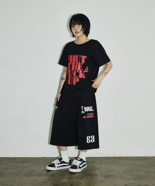 SCALLYWAG（スカリーワグ）の「HOT SUMMER バミューダスウェットショーツ[ブラック]（その他パンツ・レディース・その他・MEDIUM/LARGE）」の10枚目の写真