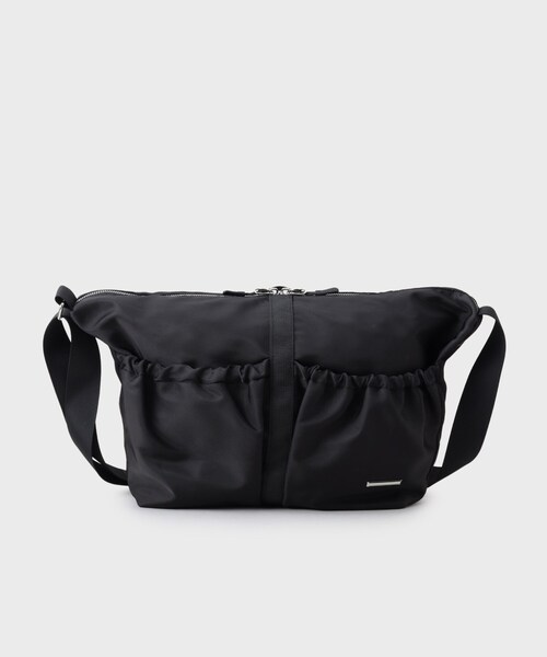 THE SHOP TK (ザ ショップ ティーケー )の「ダブルポケット ナイロンショルダーバッグ(ショルダーバッグ・メンズ・ダークグレー/ブラック・00)」の8枚目の写真