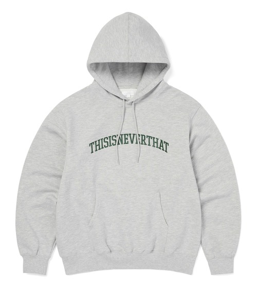 thisisneverthat(ディスイズネバーザット)の「Arch-Logo Hoodie(パーカー・メンズ・ヘザーグレー/ブラック/ライトピンク・XL/M/L/S)」の2枚目の写真