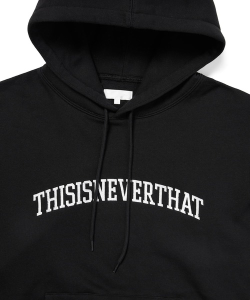 thisisneverthat(ディスイズネバーザット)の「Arch-Logo Hoodie(パーカー・メンズ・ヘザーグレー/ブラック/ライトピンク・XL/M/L/S)」の4枚目の写真
