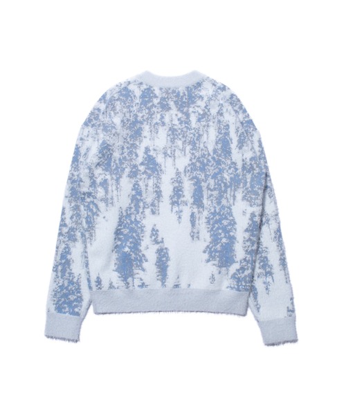 F/CE. (エフシーイー)の「F/CE. FINNISH LANDSCAPE SOLOTEX KNIT - FOREST / エフシーイー フィンランド ランドスケープ ソロテックス ニット - フォレスト(ニット/セーター・メンズ・ホワイト×ブルー・LARGE/MEDIUM)」の2枚目の写真