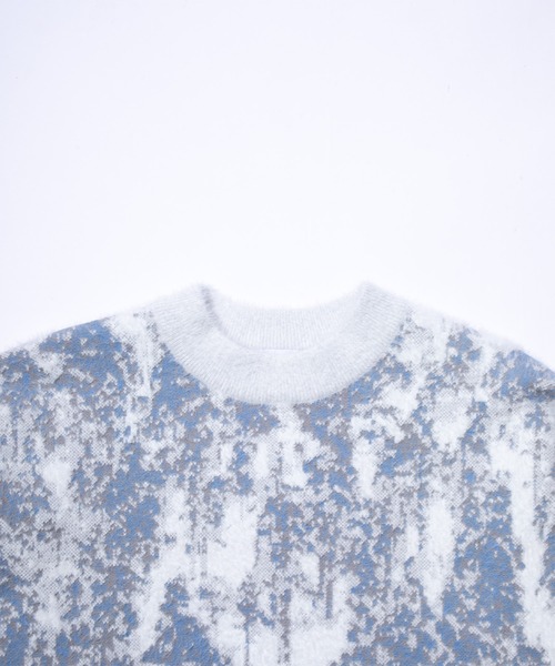 F/CE. (エフシーイー)の「F/CE. FINNISH LANDSCAPE SOLOTEX KNIT - FOREST / エフシーイー フィンランド ランドスケープ ソロテックス ニット - フォレスト(ニット/セーター・メンズ・ホワイト×ブルー・LARGE/MEDIUM)」の3枚目の写真