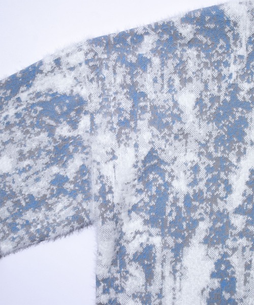 F/CE. (エフシーイー)の「F/CE. FINNISH LANDSCAPE SOLOTEX KNIT - FOREST / エフシーイー フィンランド ランドスケープ ソロテックス ニット - フォレスト(ニット/セーター・メンズ・ホワイト×ブルー・LARGE/MEDIUM)」の4枚目の写真