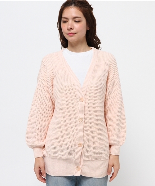 Heather（ヘザー）の「MIXチュニックカーディガン　715822（カーディガン/ボレロ・レディース・イエロー系その他/ピンク系その他/ブルー系その他・FREE）」の8枚目の写真
