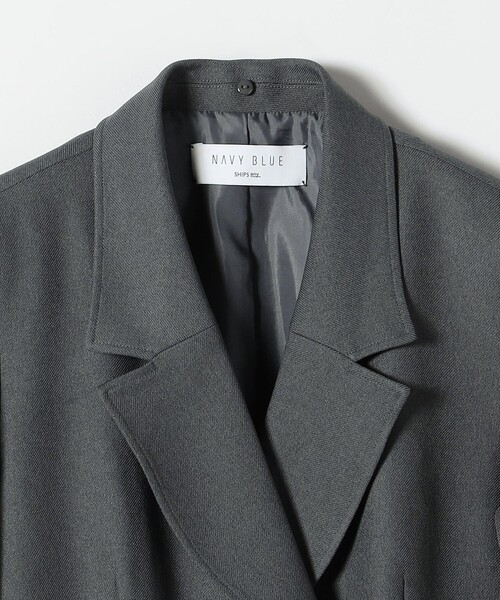 SHIPS any（シップス エニィ）の「〈手洗い可能〉ウールライク レース カラー ジャケット［NAVY BLUE］（テーラードジャケット・レディース・チャコールグレー/ネイビー・36/38）」の17枚目の写真