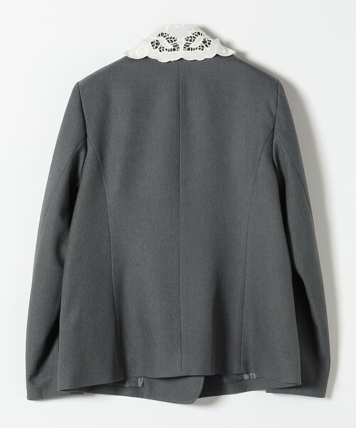 SHIPS any（シップス エニィ）の「〈手洗い可能〉ウールライク レース カラー ジャケット［NAVY BLUE］（テーラードジャケット・レディース・チャコールグレー/ネイビー・36/38）」の19枚目の写真
