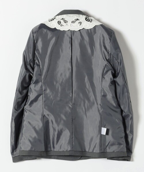 SHIPS any（シップス エニィ）の「〈手洗い可能〉ウールライク レース カラー ジャケット［NAVY BLUE］（テーラードジャケット・レディース・チャコールグレー/ネイビー・36/38）」の21枚目の写真
