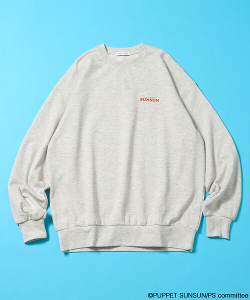 FREAK'S STORE（フリークスストア）の「【パペットスンスン】 バックプリントスウェット 限定展開（スウェット・レディース・ナチュラル/ライトグレー/チャコールグレー・ONE SIZE）」の7枚目の写真