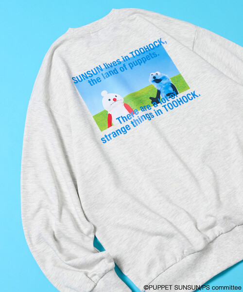 FREAK'S STORE（フリークスストア）の「【パペットスンスン】 バックプリントスウェット 限定展開（スウェット・レディース・ナチュラル/ライトグレー/チャコールグレー・ONE SIZE）」の20枚目の写真