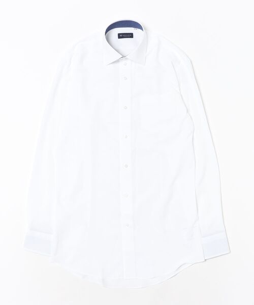 TOKYO SHIRTS(トウキョウシャツ)の「【吸水速乾】【COFREX】 形態安定ノンアイロン ワイド 長袖ビジネスワイシャツ(大きいサイズ・長いサイズ)(ビジネスシャツ・メンズ・ホワイト・首回り47cm-裄丈90cm/首回り45cm-裄丈86cm/首回り45cm-裄丈82cm/首回り47cm-裄丈86cm/首回り45cm-裄丈90cm/首回り41cm-裄丈90cm/首回り43cm-裄丈90cm/首回り39cm-裄丈88cm/首回り42cm-裄丈90cm)」の6枚目の写真