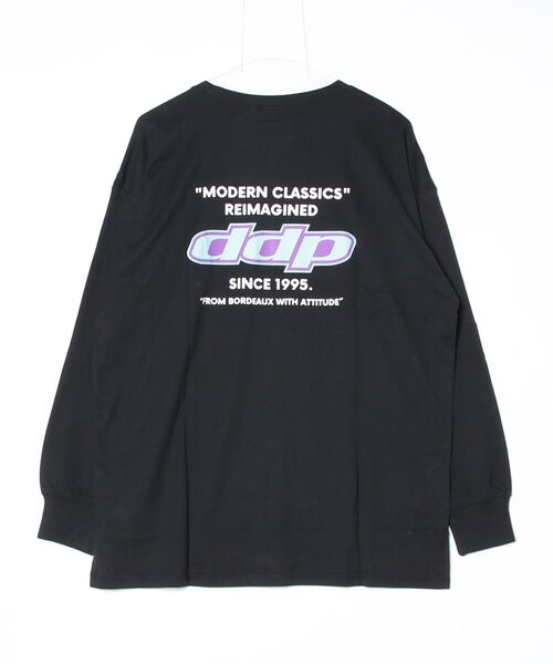 ddp(ディーディーピー)の「DDP ディーディーピー ロゴプリント 長袖 ロングTシャツ(Tシャツ/カットソー・メンズ・グリーン/杢グレー/ブラック系2/ブラック系1/ホワイト系2/チャコール/ネイビー/ホワイト系1・XL/L/M)」の11枚目の写真