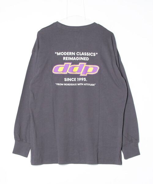 ddp(ディーディーピー)の「DDP ディーディーピー ロゴプリント 長袖 ロングTシャツ(Tシャツ/カットソー・メンズ・グリーン/杢グレー/ブラック系2/ブラック系1/ホワイト系2/チャコール/ネイビー/ホワイト系1・XL/L/M)」の13枚目の写真