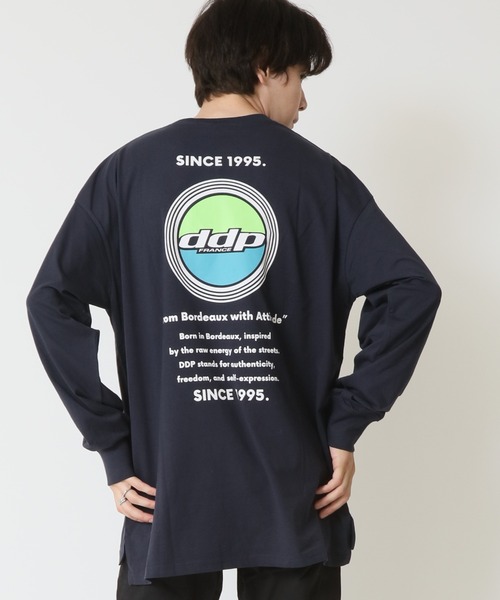 ddp(ディーディーピー)の「DDP ディーディーピー ロゴプリント 長袖 ロングTシャツ(Tシャツ/カットソー・メンズ・グリーン/杢グレー/ブラック系2/ブラック系1/ホワイト系2/チャコール/ネイビー/ホワイト系1・XL/L/M)」の8枚目の写真