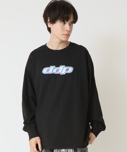 ddp(ディーディーピー)の「DDP ディーディーピー ロゴプリント 長袖 ロングTシャツ(Tシャツ/カットソー・メンズ・グリーン/杢グレー/ブラック系2/ブラック系1/ホワイト系2/チャコール/ネイビー/ホワイト系1・XL/L/M)」の21枚目の写真