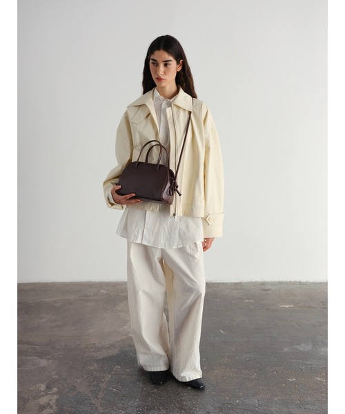 OLEND（オレンド）の「Mini Brooklyn Bag（ハンドバッグ・レディース・ブラウン/ブラック・FREE）」の6枚目の写真