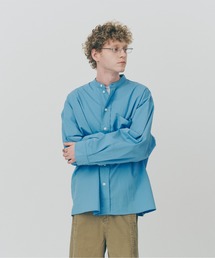 MILITARY（ミリタリー）の「【MAISON CLUB】High Density Band Collar Over Shirt / ハイデンシティバンドカラーオーバーシャツ SNF（シャツ/ブラウス）」
