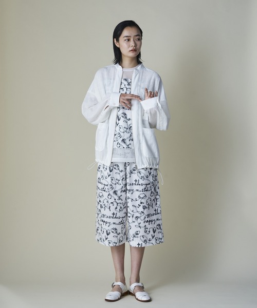 mintdesigns（ミントデザインズ）の「Soft Utility Blouson（ブルゾン・レディース・ブラック/ホワイト・ONESIZE）」の5枚目の写真