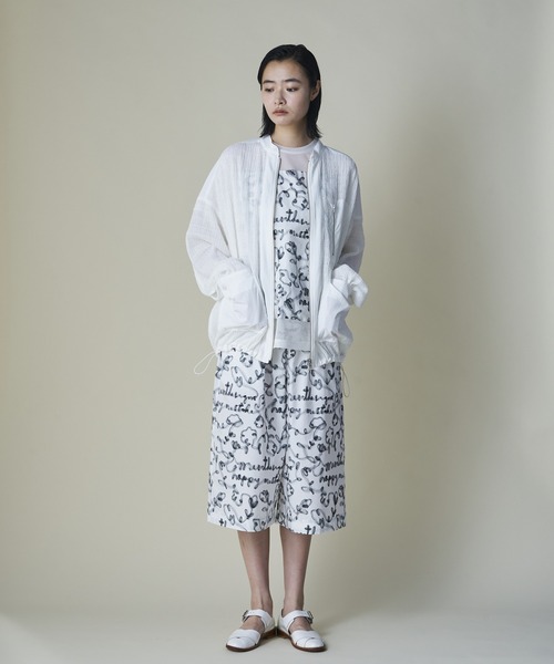 mintdesigns（ミントデザインズ）の「Soft Utility Blouson（ブルゾン・レディース・ブラック/ホワイト・ONESIZE）」の6枚目の写真