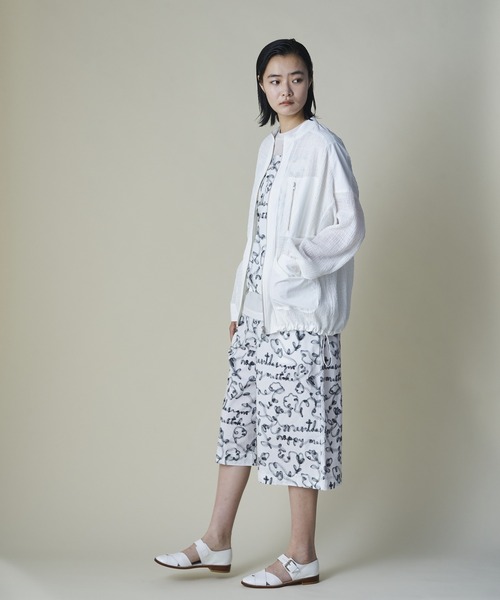 mintdesigns（ミントデザインズ）の「Soft Utility Blouson（ブルゾン・レディース・ブラック/ホワイト・ONESIZE）」の7枚目の写真