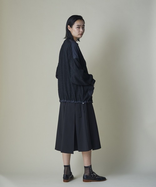 mintdesigns（ミントデザインズ）の「Soft Utility Blouson（ブルゾン・レディース・ブラック/ホワイト・ONESIZE）」の10枚目の写真