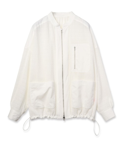 mintdesigns（ミントデザインズ）の「Soft Utility Blouson（ブルゾン・レディース・ブラック/ホワイト・ONESIZE）」の14枚目の写真