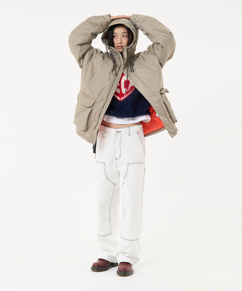 AECA(エイカ)の「N3B HOODED MILITARY PARKA-LIGHT GREY(ナイロンジャケット・メンズ・その他・M)」の11枚目の写真