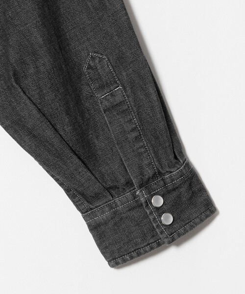 California General Store(California General Store)の「<CGS.>デニム ウエスタン シャツ(シャツ/ブラウス・メンズ・グレー系・S/M/L)」の4枚目の写真
