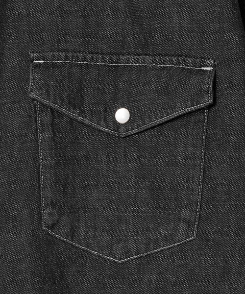 California General Store(California General Store)の「<CGS.>デニム ウエスタン シャツ(シャツ/ブラウス・メンズ・グレー系・S/M/L)」の5枚目の写真