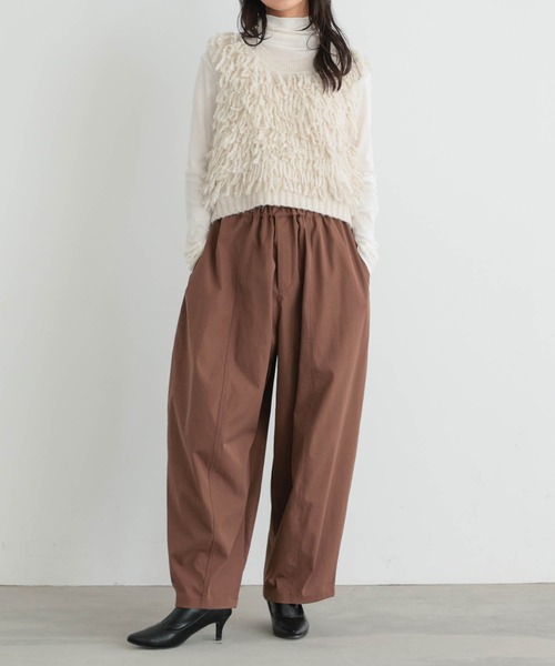 for/c(フォーシー)の「フリンジニットベスト【サスティナブル】(ニット/セーター・レディース・ライトベージュ/チャコール・L/M)」の19枚目の写真