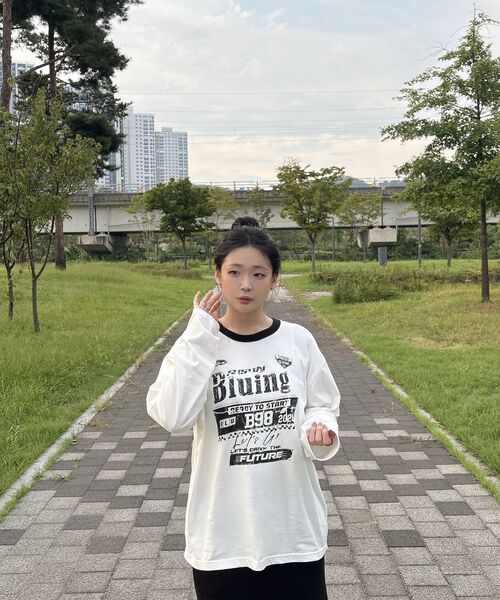 BLUEING（ブルーイング）の「BLUEING FUTURE LONG SLEEVE [WHITE]（Tシャツ/カットソー・メンズ・その他・MEDIUM/LARGE）」の7枚目の写真