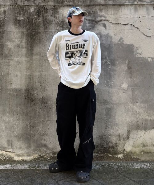 BLUEING（ブルーイング）の「BLUEING FUTURE LONG SLEEVE [WHITE]（Tシャツ/カットソー・メンズ・その他・MEDIUM/LARGE）」の8枚目の写真
