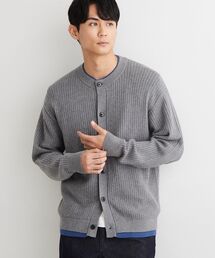 レイヤードデザイン カーディガン