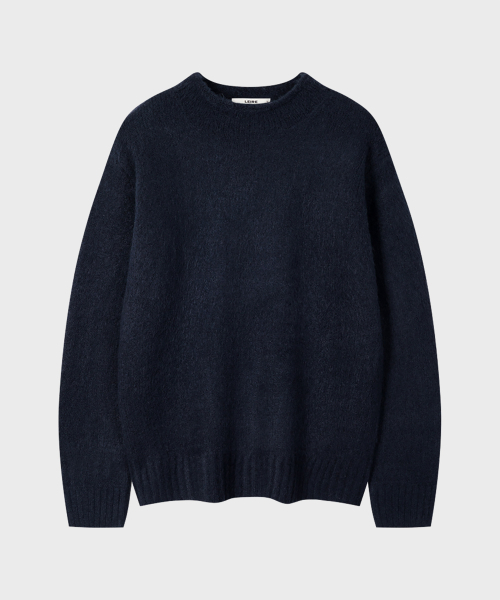 LEIRE（ルアール）の「ウールモヘアハーフネックニット[ネイビー]（ニット/セーター・メンズ・その他・MEDIUM/LARGE/X-LARGE）」の4枚目の写真