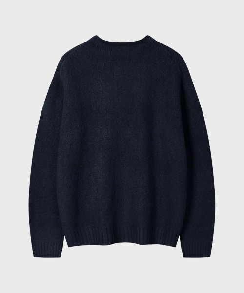 LEIRE（ルアール）の「ウールモヘアハーフネックニット[ネイビー]（ニット/セーター・メンズ・その他・MEDIUM/LARGE/X-LARGE）」の5枚目の写真