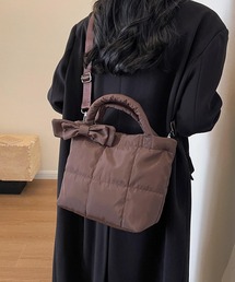 Liaa/リボンキルティング 2way ショルダートートバッグ A18874