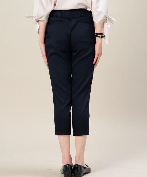 BEAUTY&YOUTH UNITED ARROWS（ビューティーアンドユースユナイテッドアローズ）の「BY ウエストギャザー8分丈パンツ◆（その他パンツ・レディース・ライトグレー/ピンク/ネイビー・SMALL/MEDIUM）」の4枚目の写真