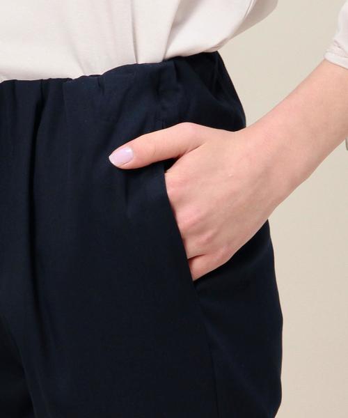 BEAUTY&YOUTH UNITED ARROWS（ビューティーアンドユースユナイテッドアローズ）の「BY ウエストギャザー8分丈パンツ◆（その他パンツ・レディース・ライトグレー/ピンク/ネイビー・SMALL/MEDIUM）」の16枚目の写真