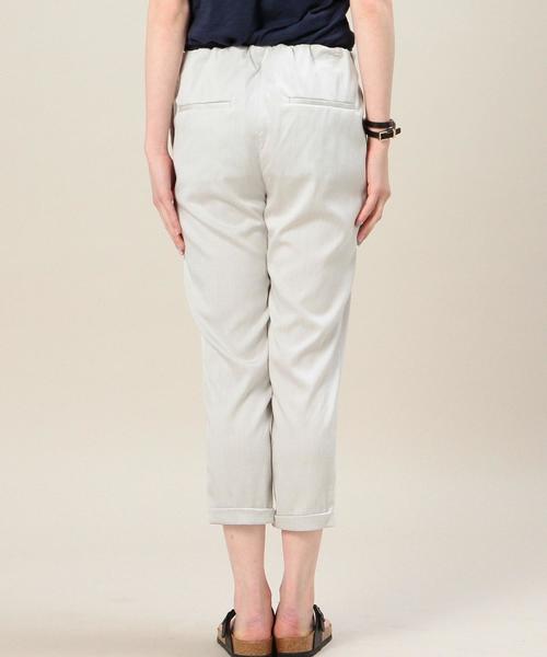 BEAUTY&YOUTH UNITED ARROWS（ビューティーアンドユースユナイテッドアローズ）の「BY ウエストギャザー8分丈パンツ◆（その他パンツ・レディース・ライトグレー/ピンク/ネイビー・SMALL/MEDIUM）」の8枚目の写真
